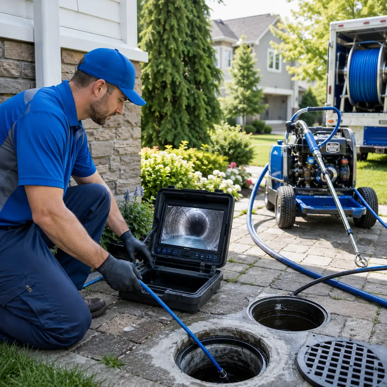 Outdoor drain cleaning professionals serving Louise, TX